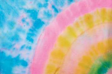 Pastel Rainbow Tie-Dye T-Shirt