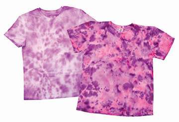 Crinkle Pattern Tie-Dye T-Shirt