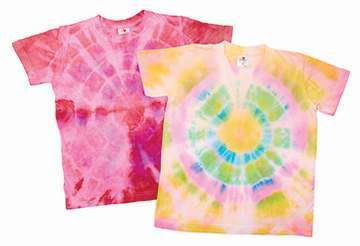 Circle Pattern Tie-Dye T-Shirt