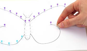 Butterfly String Art