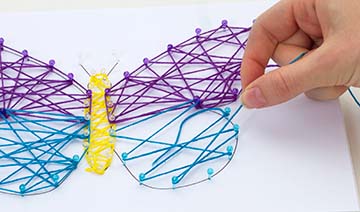 Butterfly String Art