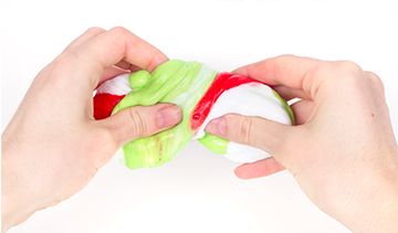 Christmas Rainbow Slime