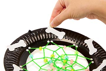 Glow In The Dark Dinosaur Dream Catcher