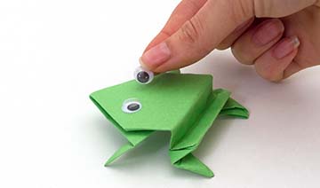 Origami Jumping Frog