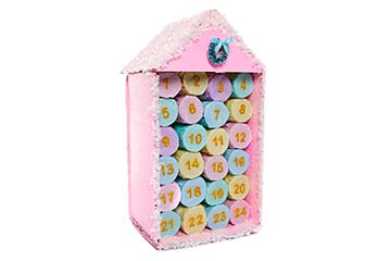 Pastel House Advent Calendar