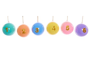 Pastel Advent Baubles