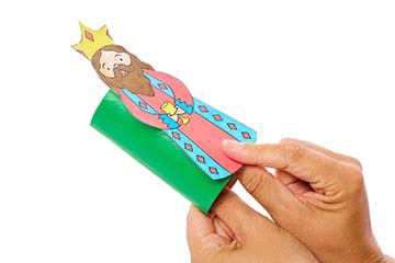 Nativity Cardboard Tube Scene