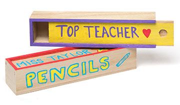 Teacher Pencil Box & Case