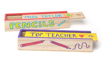 Teacher Pencil Box & Case