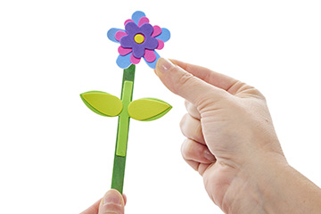 Interactive Flower Paper Plate