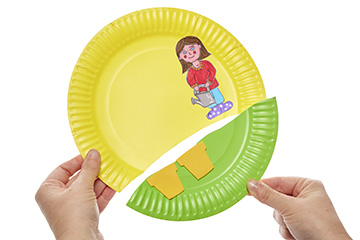 Interactive Flower Paper Plate