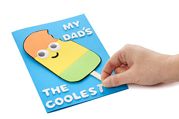 Dad Ice Lolly Card