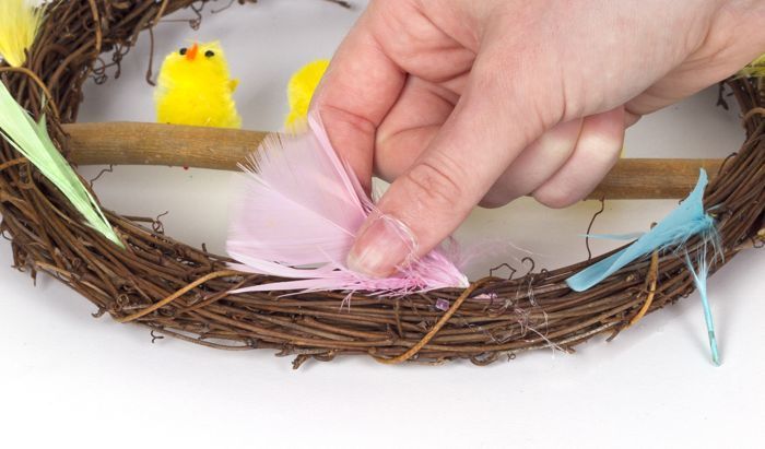 Easter Chick Wreath