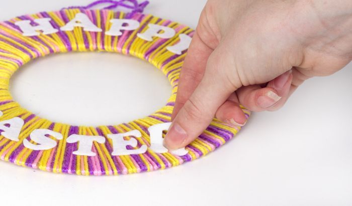 Happy Easter Wreath