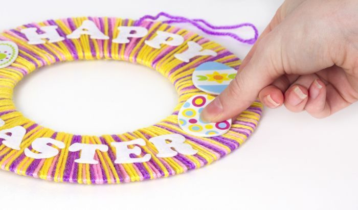 Happy Easter Wreath