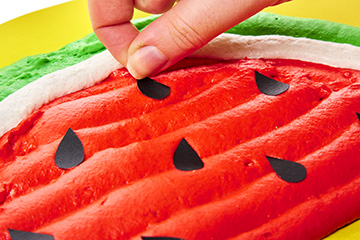 Watermelon Puffy Painting