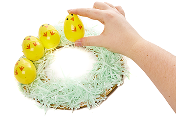 Egg Chick Wreath