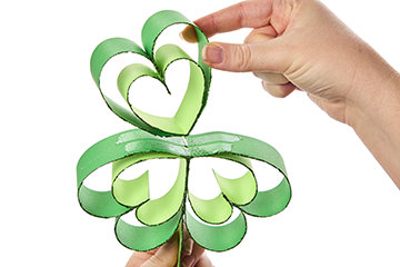 3D Paper Shamrock