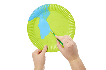 Love the Earth Paper Plate Threading