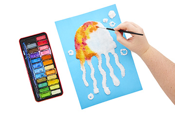 Salt Painting Jellyfish