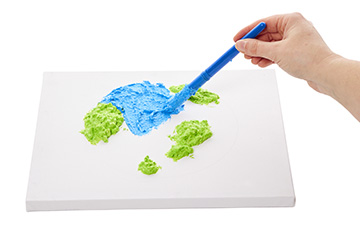 Earth Day Puffy Paint Canvas