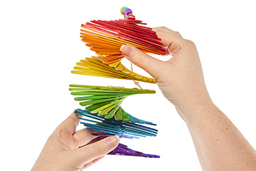 Pop Stick Rainbow Wind Spinner