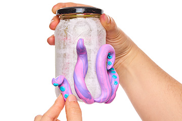 Glow In The Dark Kraken Jar