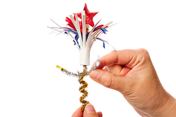 4th July Firework Pencil Toppers