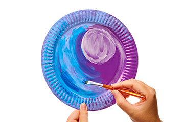 Interactive Paper Plate Bat