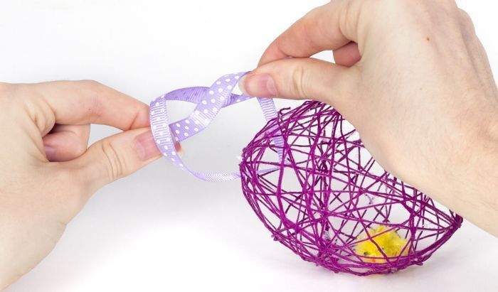 String Egg Decoration