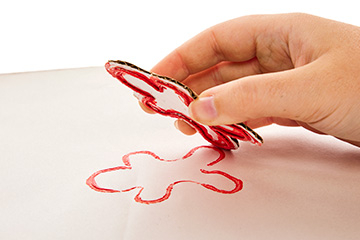 String Printing Christmas Wrapping Paper