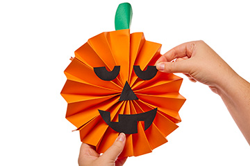 Concertina Pumpkin Hanging Decoration