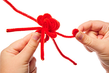 Pipe Cleaner Rose Ring