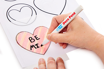 Shrink Art Heart Magnets