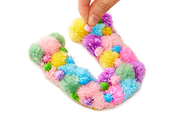 Mum Pom Pom Letters