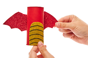 Cardboard Tube Red Dragon