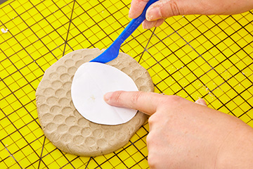 Pastel Embossed Egg Decorations
