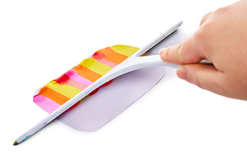 Squeegee Painting Ice Lollies