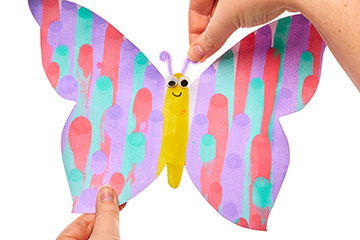 Squeegee Painting Butterfly