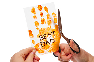 Father’s Day Shrink Art Keyring