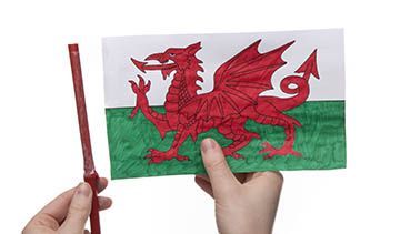 Welsh Dragon Flag