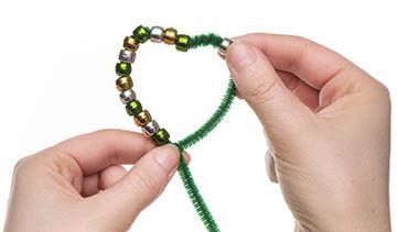 Beaded Shamrock Decoration