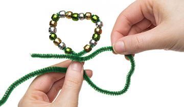 Beaded Shamrock Decoration