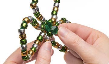 Beaded Shamrock Decoration