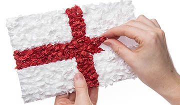 St George Cross Tissue Flag