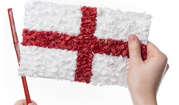 St George Cross Tissue Flag