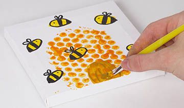 Bee Canvas Art