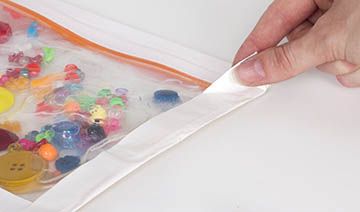 Beads and Buttons Sensory Bag