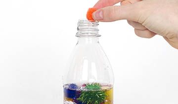 Pom Pom Sensory Bottles