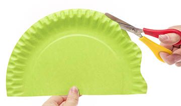 Paper Plate Dinosaur Mask